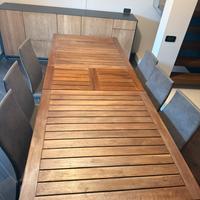 Tavolo teak allungabile