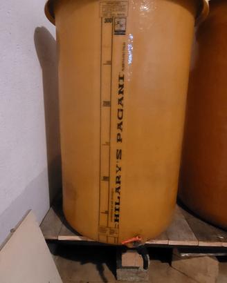 Botte in vetroresina per alimenti