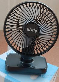 ventilatore da tavolo con batteria nuovo 