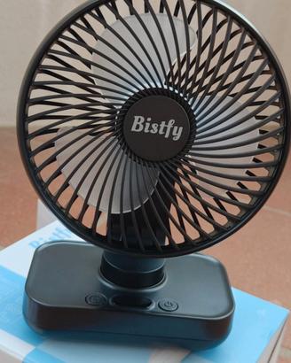 ventilatore da tavolo con batteria nuovo 