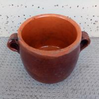 Antico pentolino in terracotta del 1930