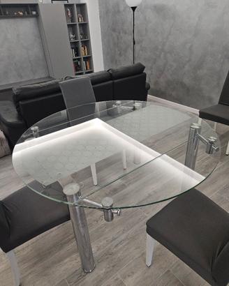 Tavolo cristallo 