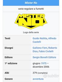Serie completa Mister No