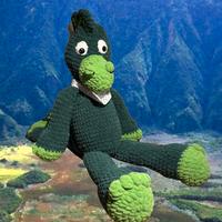 Amigurumi, drago di peluches fatto a mano handmade