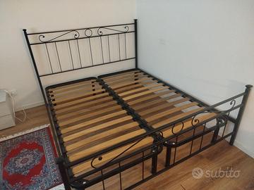 Letto ferro battuto e reti