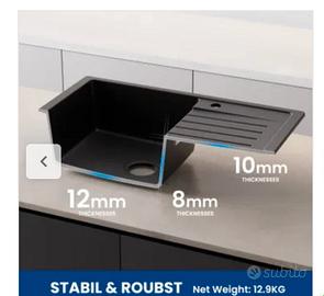 Lavello 1 vasca + sgocciolatoio