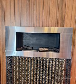 camino in acciaio  bioetanolo San marco