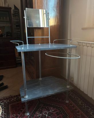 Toeletta in marmo   vintage con specchio