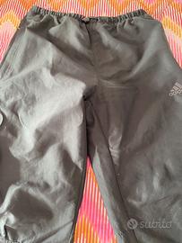 Pantalone, tuta nero, Adidas, tessuto tecnico tg.M