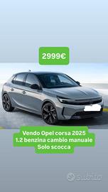 Opel Corsa 1.2 100 CV Edition 2025 incidentata sin