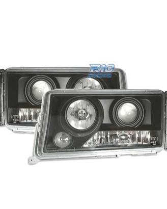 FARI MERCEDES 190 W201 82-93 LENTE FONDO NERO