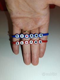 Set 2 Braccialetti Coppia Personalizzati (Macramè)