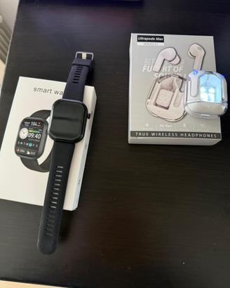 Smartwach + auricolari wireless