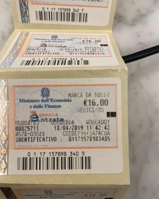 marche da bollo 2019