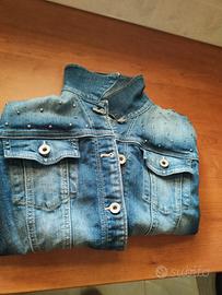 giubbino in jeans donna