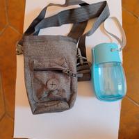 borraccia e tracolla porta borraccia 