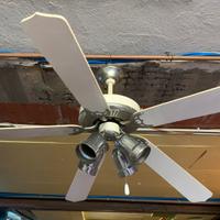 Lampadario con pale ventilatore