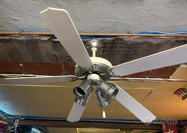 Lampadario con pale ventilatore