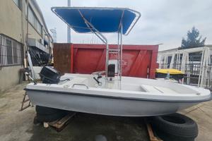 Barca + motore 25 cavali 2 tempi