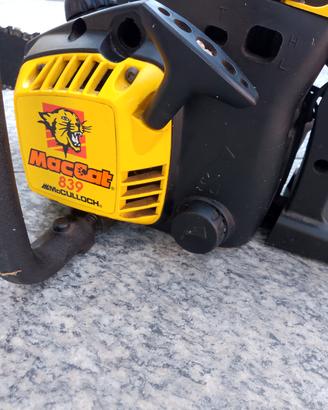 motosega McCulloch 839 da controllare