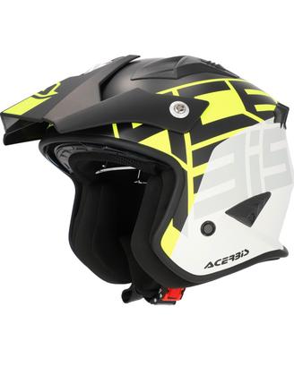 CASCO JET ARIA SPORT 22-06 ACERBIS grigio giallo