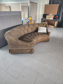 divano curvo fine produzione 