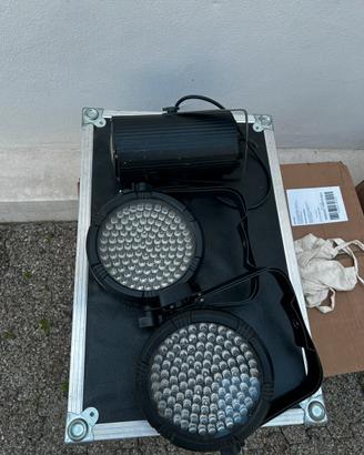 Fari led e laser per feste