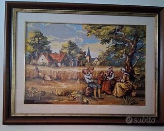 quadro ricamato a mano