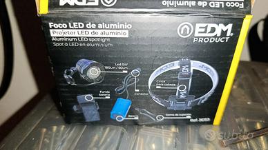 faretto led bici alluminio 