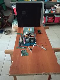 Lotto componenti PC ASRock, RAM e ricambi vari