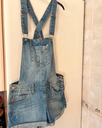 Salopette jeans donna tg m terranova