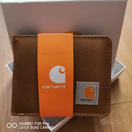 Portafoglio portamonete carhartt in tela beige