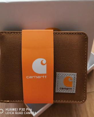 Portafoglio portamonete carhartt in tela beige