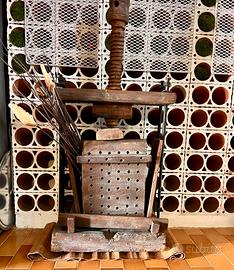 Vecchio torchio vintage