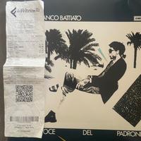 Vinile la voce del padrone Franco Battiato