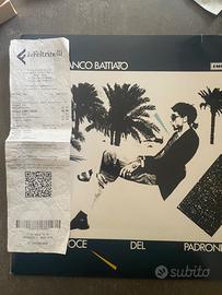 Vinile la voce del padrone Franco Battiato