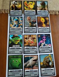 Lotto 12 Carte Skifidol - Tema BOMBA STRATEGICA - 