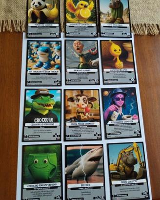 Lotto 12 Carte Skifidol - Tema BOMBA STRATEGICA - 