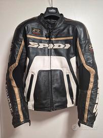 Giacca Moto in Pelle Spidi R-Course - Taglia 46