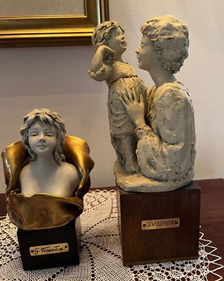 Coppia Sculture Gianni Visentin