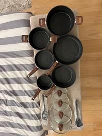 set di pentole e padelle completo