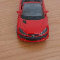 Peugeot 206 cabrio scala 1:43