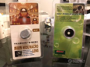 Kit lenti per fotocamera WIDE, MACRO e FISH EYE