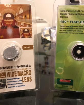 Kit lenti per fotocamera WIDE, MACRO e FISH EYE