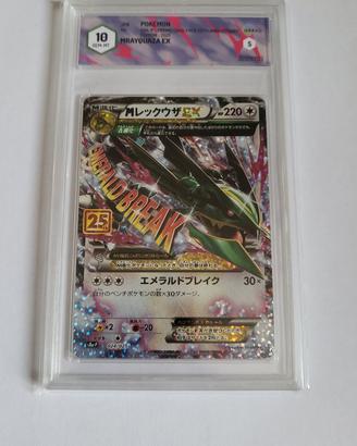 Carta pokemon Mrayquaza EX 25th graad 10