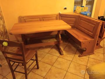 tavolo cassapanca legno 