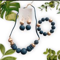 set bigiotteria collana bracciale e orecchini 