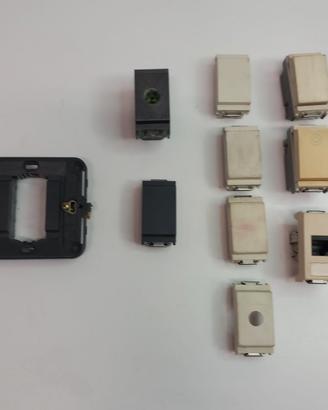 Kit Vimar IDEA pulsante, deviatore, tappo, antenna