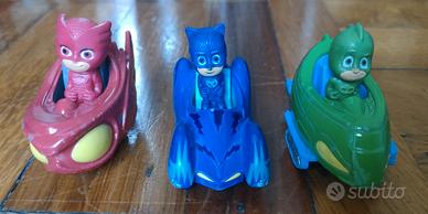 PJ Masks personaggi con tre veicoli