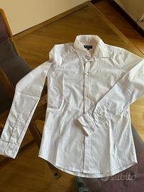 Camicia bianca cotone “Live” XS